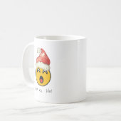 Ho Ho Ho smiley santa Kaffeetasse (Vorderseite Links)