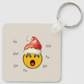 Ho Ho Ho smiley santa Schlüsselanhänger (Rückseite)