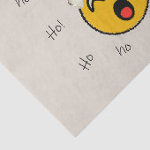 Ho Ho Ho smiley santa Seidenpapier (Ausschnitt)