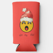 Ho Ho Ho smiley santa Selters Dosenkühler (Vorderseite)