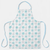 Ho Ho Ho Snowflakes Schürze (Vorderseite)