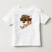 Ho Ho Ho Teddy Bears Kleinkind T-shirt (Vorderseite)