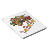 Ho Ho Ho Teddy Bears Notizblock (angewinkelt)