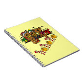 Ho Ho Ho Teddy Bears Notizblock (Rechte Seite)