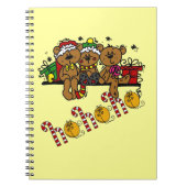 Ho Ho Ho Teddy Bears Notizblock (Vorderseite)