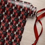 Ho Ho Ho Typografie Christmas Black Geschenkpapier<br><div class="desc">Mit diesem spielerischen "HO HO HO HO" Papier können Sie Ihre Geschenke feierlich genießen! Mit der klassischen Urlaubsphrase in einer Vielzahl von sonderbaren, kühnen Schriftart schafft dieses Design einen fröhlichen und humorvollen Look. Die leuchtend rote und weiße Farbpalette bringt einen Pop Weihnachtsstimmung, während die verschiedenen Buchstabenstile eine lebendige und skurrile...</div>