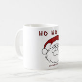 HO HO HO und eine Flasche Rum! Kaffeetasse (Vorderseite Links)