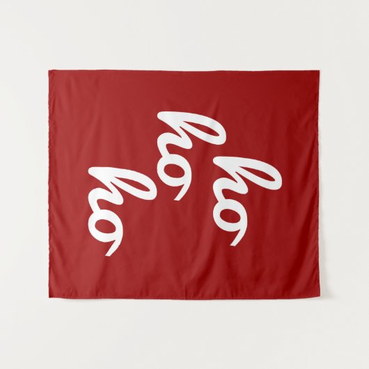 Ho-ho-ho Wandteppich (Vorderseite (Horizontal))