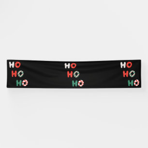 Ho Ho Ho Weihnachten 2,5x12 Vinyl Banner