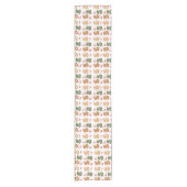 Ho Ho Ho Weihnachten Kurzer Tischläufer (Vorderseite)