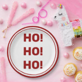 HO Ho HO! Weihnachten Pappteller (Party)