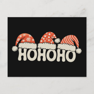 Ho Ho Ho Weihnachten Santa Hut Xmas Urlaubszeit
