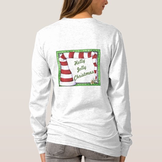 HO HO HO Weihnachten Sweat Shirt (Rückseite)