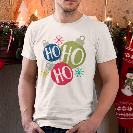 Ho Ho Ho Weihnachten Weihnachten Familie Matching Tri-Blend Shirt