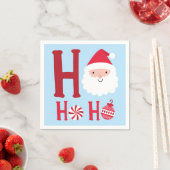 Ho Ho Ho Weihnachten Weihnachtsfeiertag Serviette (Beispiel)