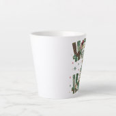 Ho Ho Ho Weihnachtliches Patchwork Milchtasse (Vorderseite)