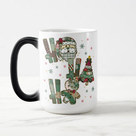 Ho Ho Ho Weihnachtliches Patchwork Verwandlungstasse