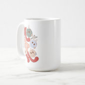 HO HO HO: Weihnachts-Drink-Kaffee-Tasse Kaffeetasse (Vorderseite Links)