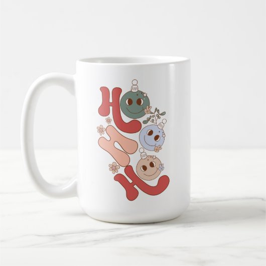 HO HO HO: Weihnachts-Drink-Kaffee-Tasse Kaffeetasse (Links)