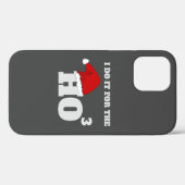 Ho Ho Ho | Weihnachts Funny Text Weihnachtsgeschen Case-Mate iPhone Hülle (Rückseite (Horizontal))