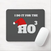 Ho Ho Ho | Weihnachts Funny Text Weihnachtsgeschen Mousepad (Mit Mouse)