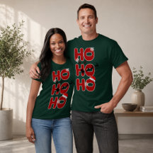 HO HO HO Weihnachts-T-Shirt