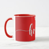HO HO HO Weihnachts-Tasse Tasse (Links)