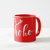 HO HO HO Weihnachts-Tasse Tasse (VorderseiteRechts)