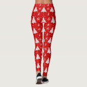 Ho Ho Ho Weihnachtsbäume Leggings (Rückseite)