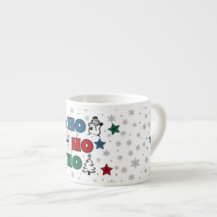 Ho-Ho-Ho Weihnachtsdesign Espressotasse