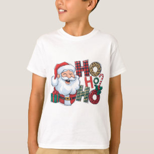 Ho Ho Ho Weihnachtsdesign - Feierlicher Feiertag T-Shirt
