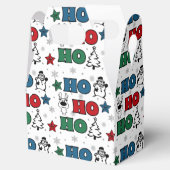 Ho-Ho-Ho Weihnachtsdesign Geschenkschachtel (Geöffnet)