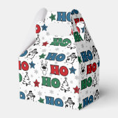 Ho-Ho-Ho Weihnachtsdesign Geschenkschachtel (Vorderseite)