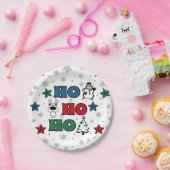 Ho-Ho-Ho Weihnachtsdesign Pappteller (Party)