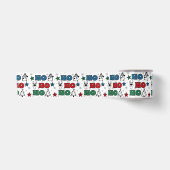 Ho-Ho-Ho Weihnachtsdesign Satinband (Vorderseite)