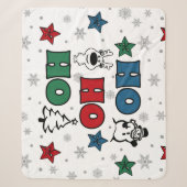 Ho-Ho-Ho Weihnachtsdesign Sherpadecke (Vorderseite)