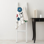 Ho-Ho-Ho Weihnachtsdesign Sherpadecke (Beispiel)