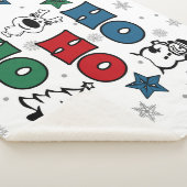 Ho-Ho-Ho Weihnachtsdesign Sherpadecke (3/4)