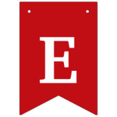 Ho-Ho-Ho Weihnachtsdesign Wimpelkette (Dritte Fahne)