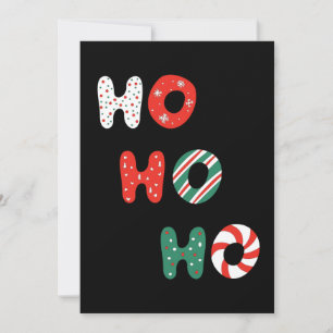 Ho Ho Ho Weihnachtseinladung Einladung