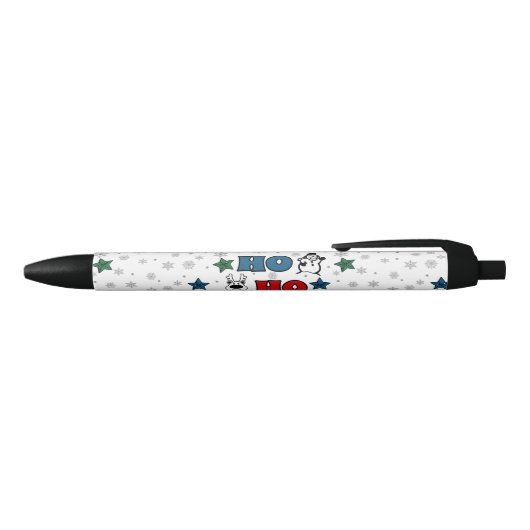 Ho-Ho-Ho Weihnachtsentwurf Kugelschreiber (Oberseite)