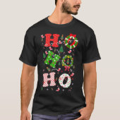 Ho Ho Ho Weihnachtsfeiertag T-Shirt (Vorderseite)