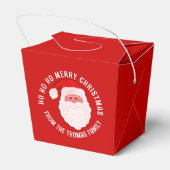 Ho Ho Ho Weihnachtsgebräuchliche Geschenkschachtel (Rückseite)