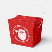 Ho Ho Ho Weihnachtsgebräuchliche Geschenkschachtel (Vorderseite)