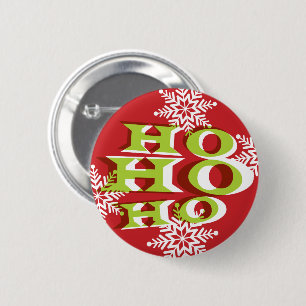 Ho Ho Ho Weihnachtsgeschenk Button