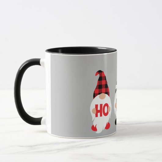 Ho Ho Ho Weihnachtsgnomes Tasse (Links)