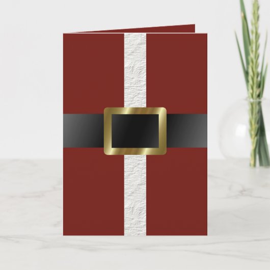 Ho Ho Ho Weihnachtskarte Feiertagskarte (Vorderseite)