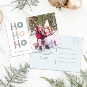 Ho Ho Ho Weihnachtskarte Postkarte
