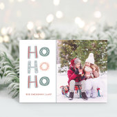 Ho Ho Ho Weihnachtskarte Postkarte