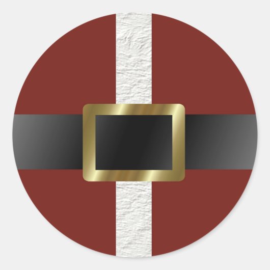 Ho Ho Ho Weihnachtskleber Runder Aufkleber (Vorderseite)